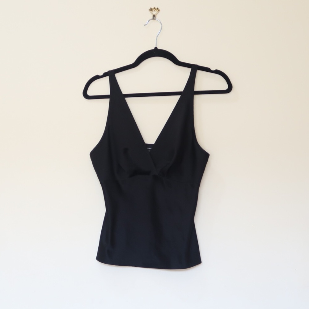 Black Silky Tank Top